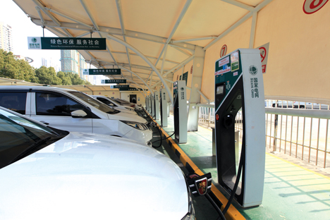 常熟充電站項目均由宏宇公司完成土建、安裝與運維